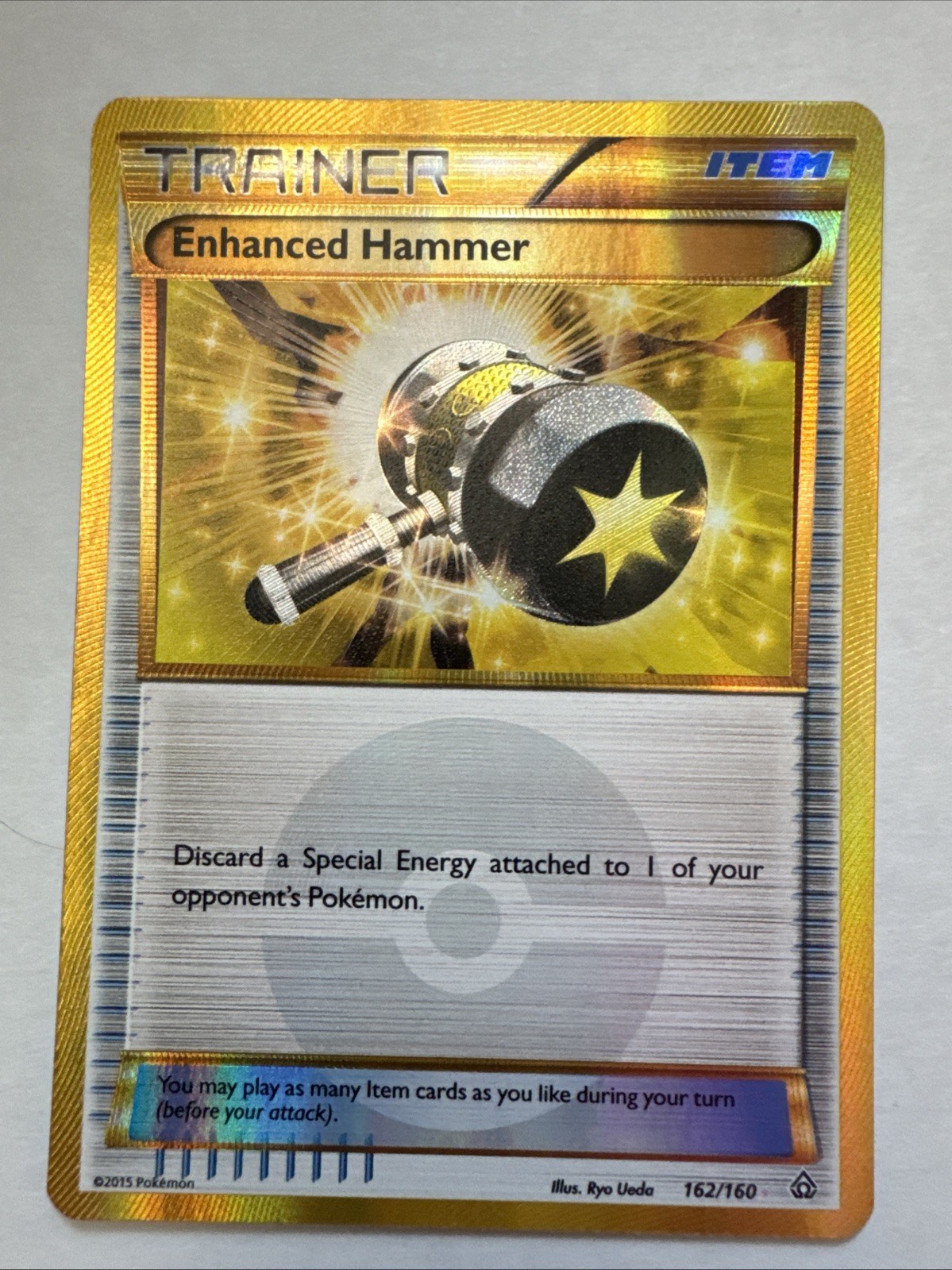 Enhanced Hammer (162 Secret Rare) 162/160 XY - Primal Clash Holo