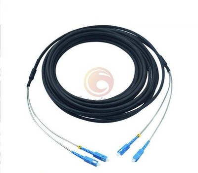 100M Outdoor Field Fiber Patch Cord SC to SC SC-SC SM 9/125 Duplex @zx
