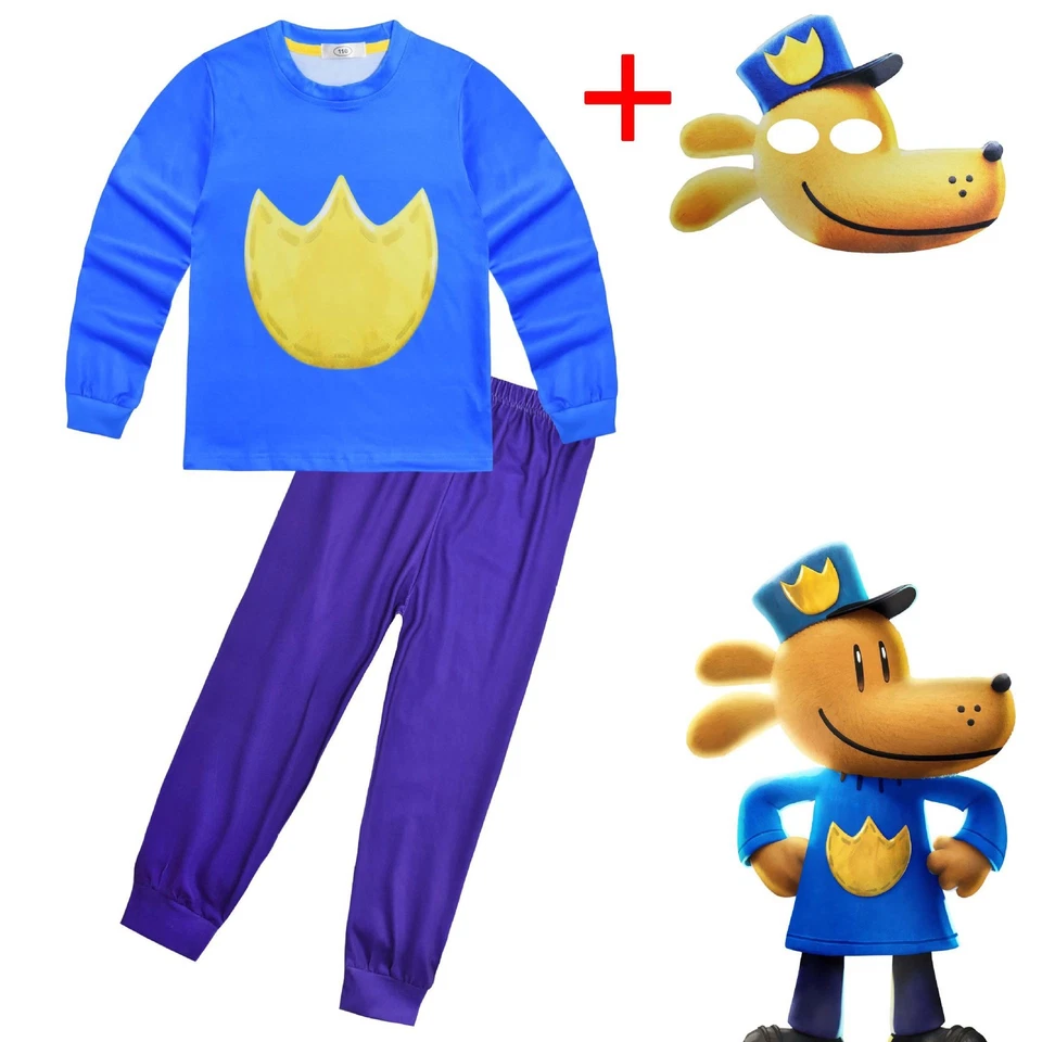 Party Dog Man Petey Outfit Book Week Mask Halloween Boys Kids Cosplay Costume - image 4 of 4