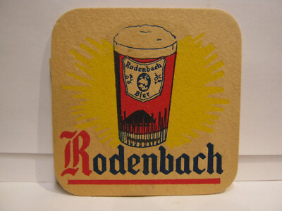 alter Bierdeckel - RODENBACH BIER - wohl recht ALT - SELTEN - RAR 