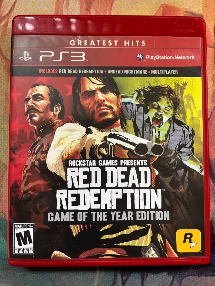 Jogo Red Dead Redemption game Of The Year Ps3