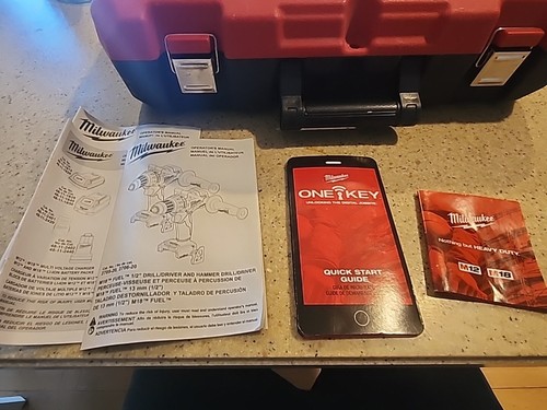 Milwaukee 2796-22 M18 Fuel CASE ONLY NO TOOLS With Instructions - Picture 3 of 4