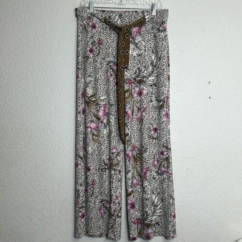 White House Black Market The Wide Leg Women’s Size SS Sunset Floral Pink NWT