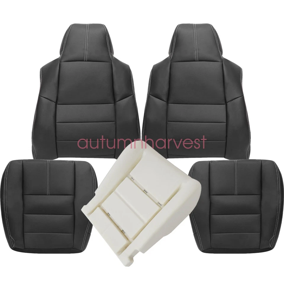 08-10 Fits Ford F250 F350 F450 Super Duty Lariat Front Seat Cover & Driver Foam - Image 2 of 4