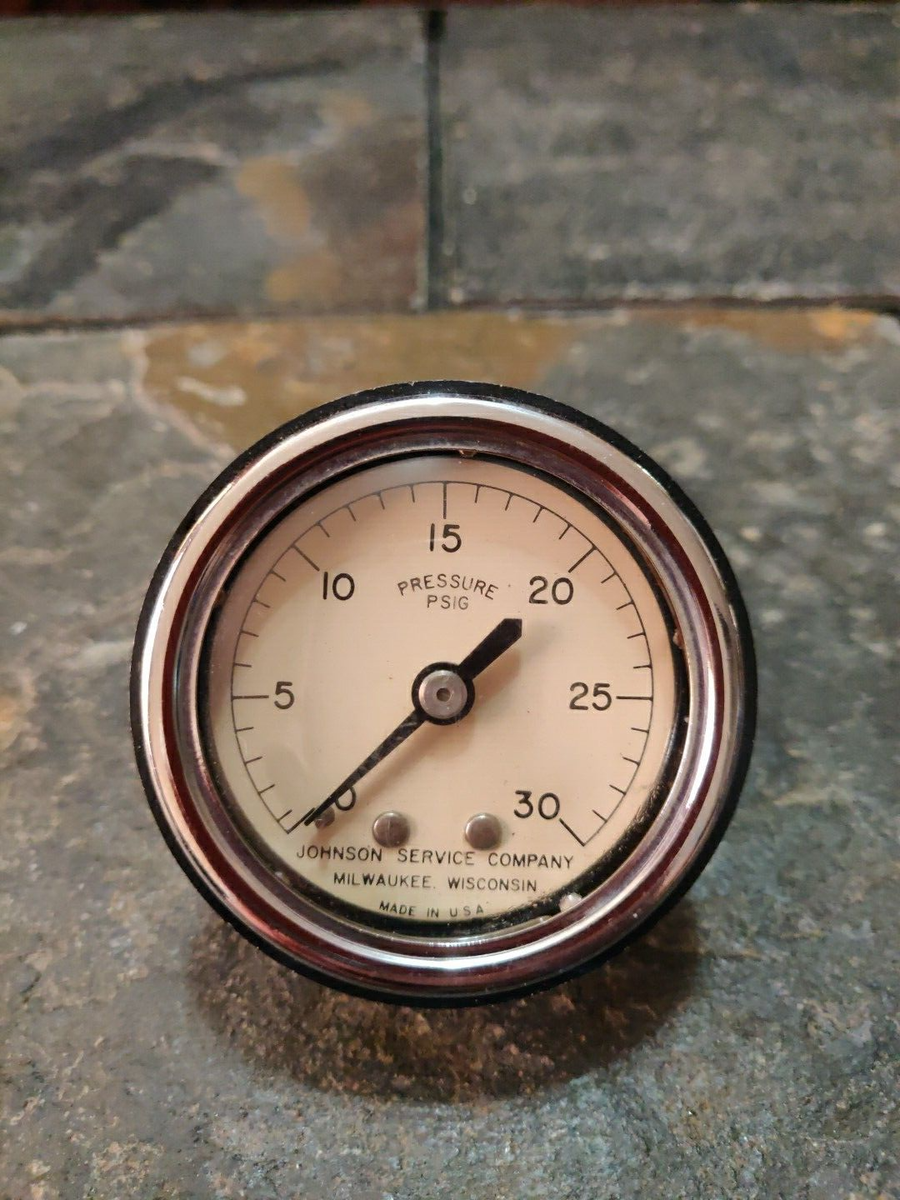 Manometro Johnson Service Company 49-748 (0-30) - Nuovo Di Zecca