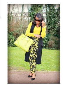 zara lemon print dress