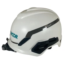 MSA V-Gard H1 EN50365 Adjustable White Safety Helmet with Chin Strap -