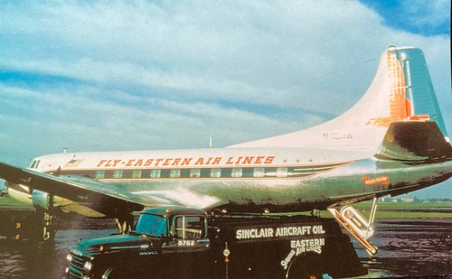 “Lote de 3” Eastern Airlines... DC-4, L-1011, Martin 4-0-4... Postales - Imagen 5 de 6