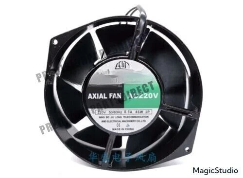 1pc new TG17055HA2BL 17CM 220V all metal high temperature resistant fan