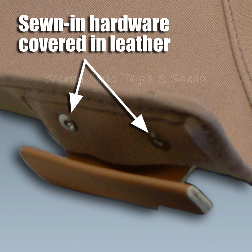 Cubierta de bota Jaguar XKE 61-67, color tostado Everflex Foto 2 de 3