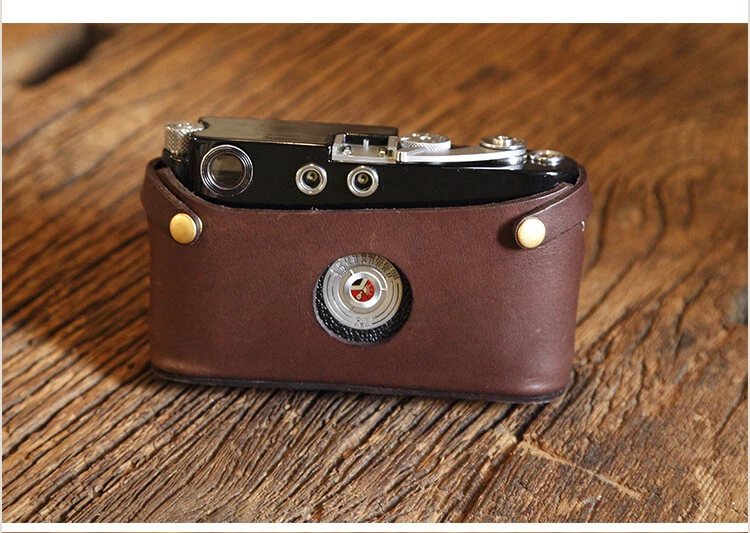 Cowhide Real Leather Camera Half Case Cover for Leica M2 M3 M4 M4P M6 M7 M7P MP - Image 4 of 4