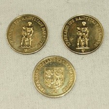 Sparkasse Hannover M&uuml;nze Medaille 2x 40 Jahre Weltspartag 1964 & 1x Oktober 1967