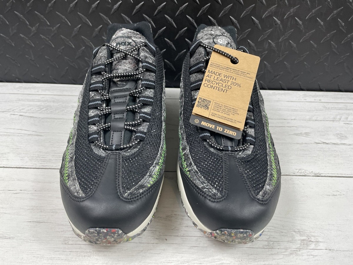 NIKE AIR MAX 95 BLACK-ELECTRIC GREEN 