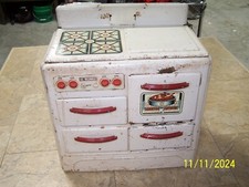 Vintage Large Tin Childs Play Stove Marx - Wolverine 