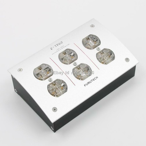E-TP60 Mains distribuidor de energía EE. UU. 15A adaptador receptáculo de grado de audio enchapado en oro - Imagen 3 de 7