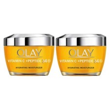 Olay Vitamin C Peptide 24 Advanced Moisturizer, 1.7 Ounce Pack of 2