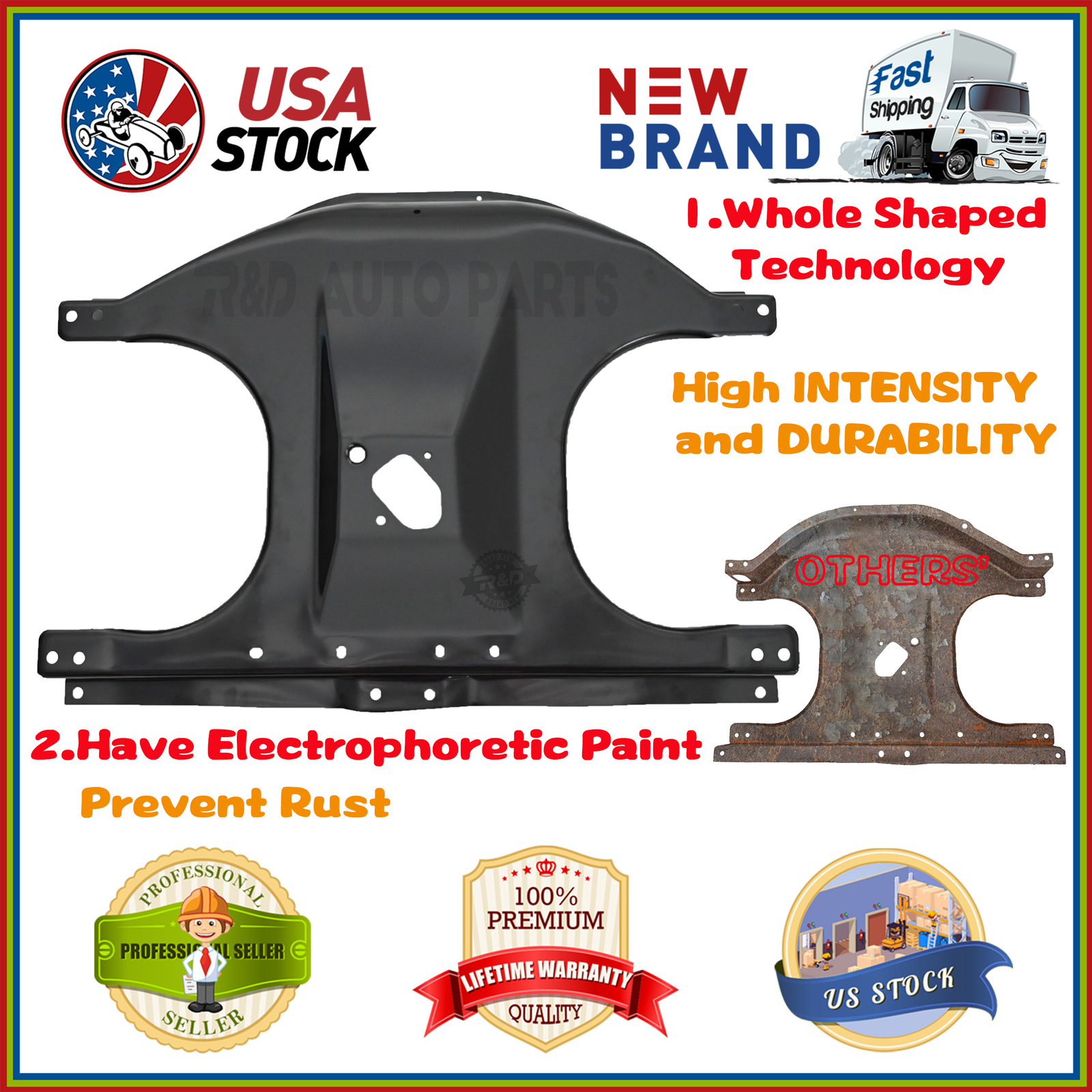 Sub Frame Ford Ranger New Rear Crossmember Subframe Spare Tire Carrie Brace For 1998-2013 ...