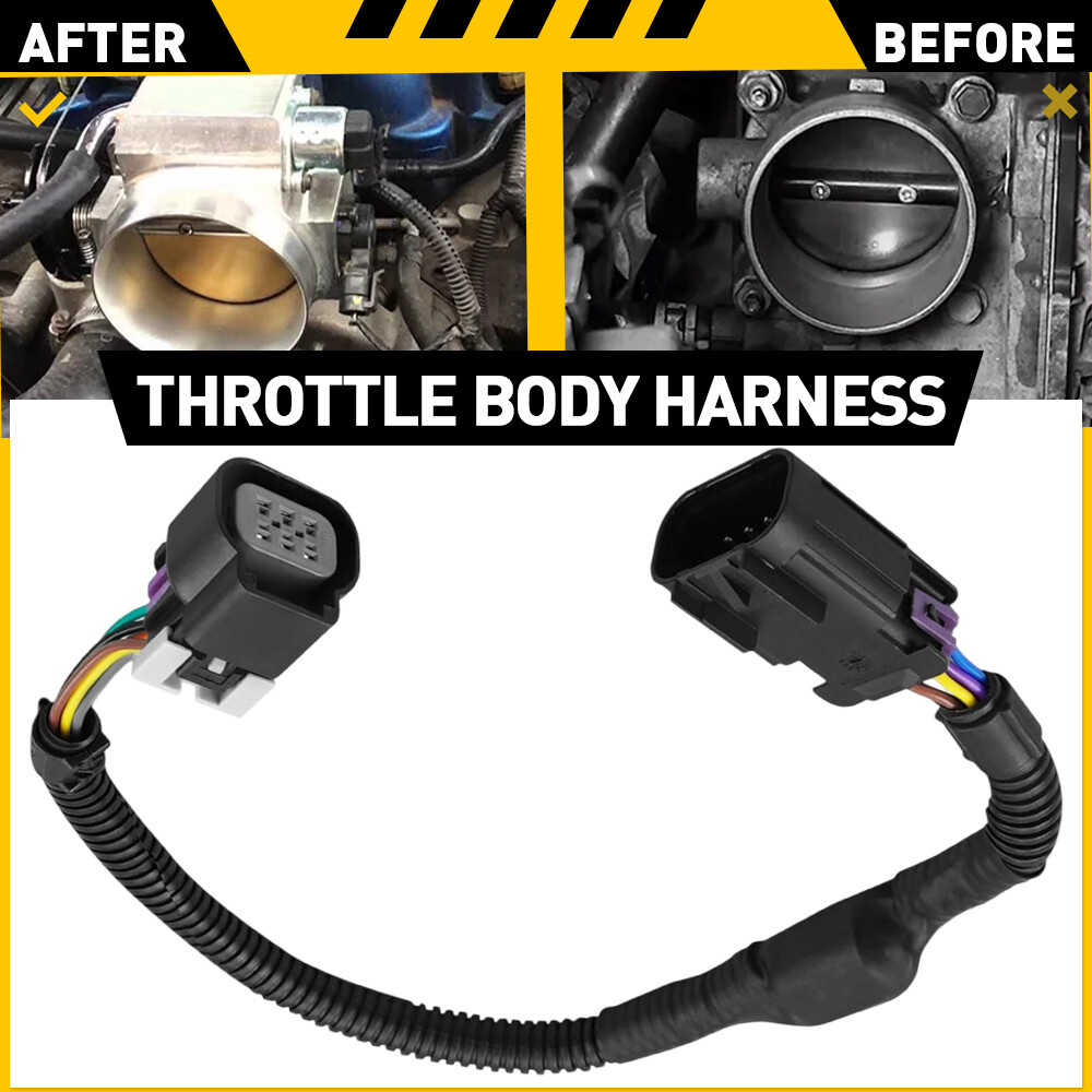 LS1 Throttle Body Adapter Harness for 03-07 GM Trucks 8 Pin to 6 Pin