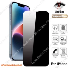 Wholesale Privacy Tempered Glass Screen Protector for iPhone 15 14 13 12 Pro Max
