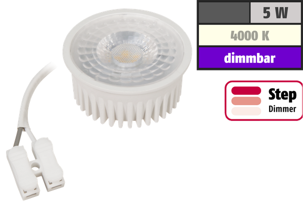 Led-Modul Mcshine ''Mcob'' 5W, 400Lm, 230V, 50X25Mm, Neutralweiß, Step-Dimmbar-image