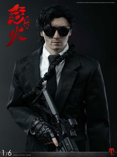 1/6 XT001 Nicholas Tse Fury Heavy Case Haartransplantation 12" Actionfigur Puppe Spielzeug - Bild 12 von 14