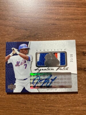 Jm Reyes Signature 2006 exquisite signature Patch Jose Reyes Autograph (21/30) Mets | eBay