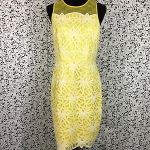 maggy london yellow dress