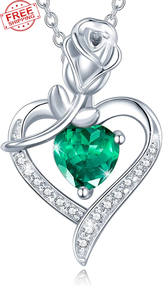 Genuine birthstone necklace online