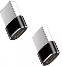 Image of USB C to USB A Male Adapter Converter Charger Connector Plug for Mac & Windows