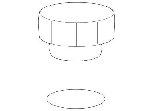 Genuine GM Engine Oil Filler Cap 12589430 - Image 3 of 4