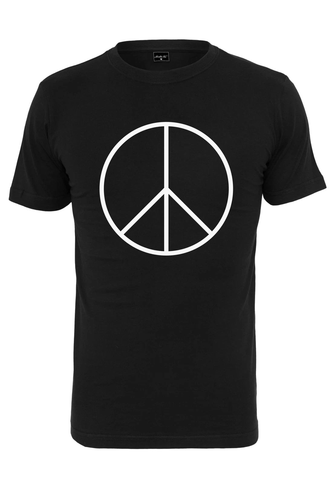 Mister Tee Peace T-Shirt Top Shirt Statement Print Peace Cotton