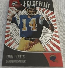 2021 Panini Mosaic Football Dan Fouts San Diego Chargers Holofame #15