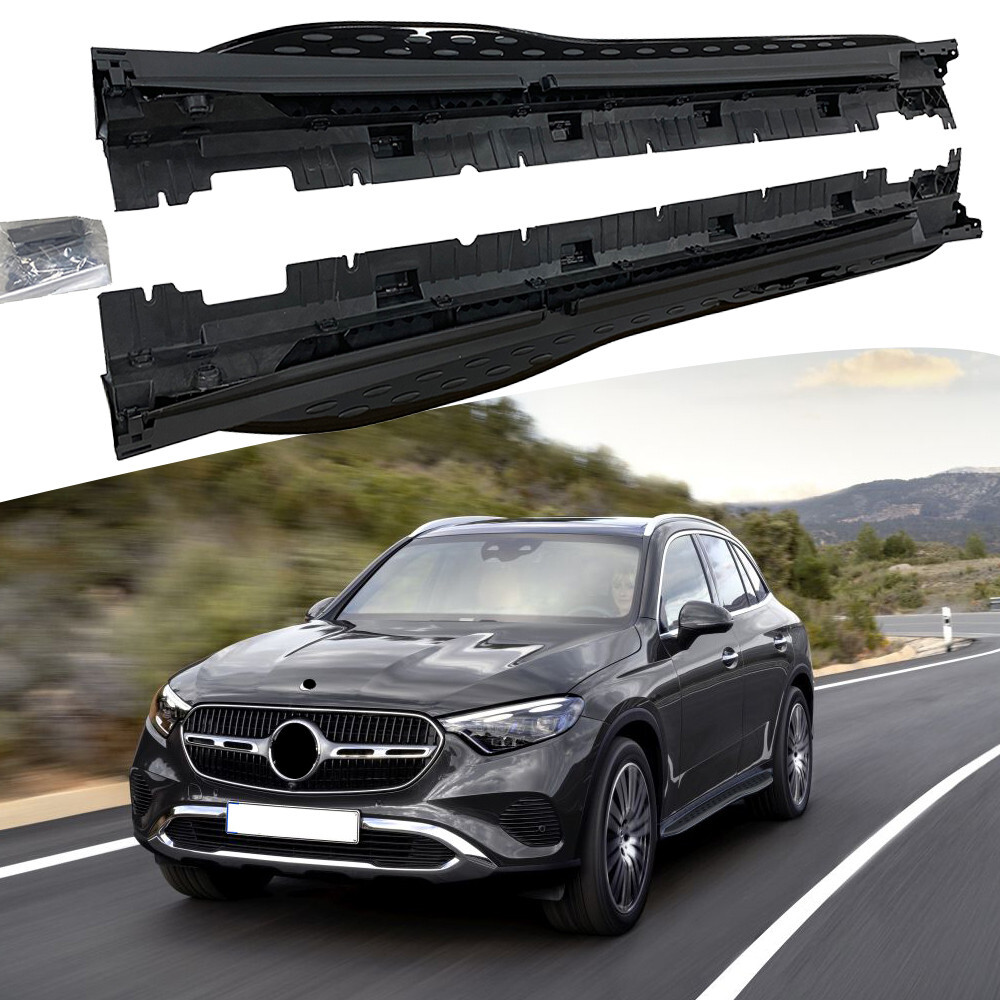All Black Running Board fits for Mercedes Benz GLC CX254 2023-2025