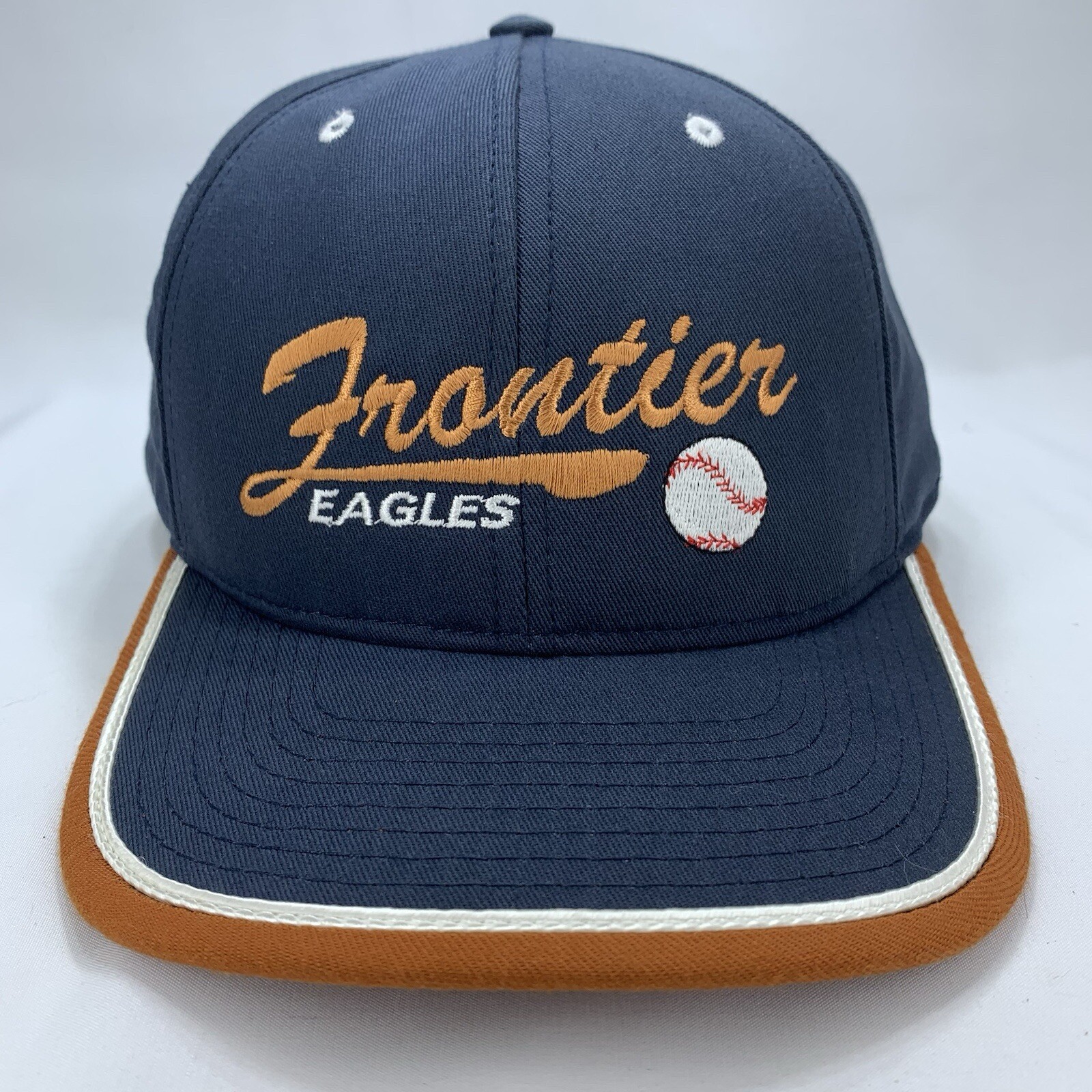 Frontier Eagles Baseball Cap Blue Large Adjustabl… - image 1