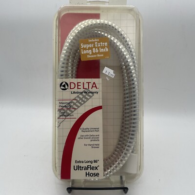 New Delta 75006 UltraFlex Hose Stainless Steel Stretchable Extra Long 86  New