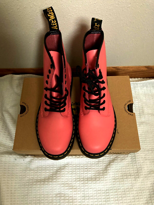 Dr. Martens Air Wair ブーツ　オレンジ　イングランド製 DR.MARTENS-AIR WAIR-ICONS-ACID PINK-SMOOTH LEATHER-COMBAT BOOT