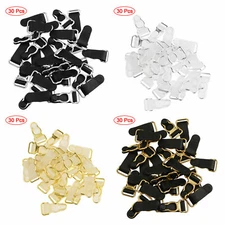 30xSuspender Belt Clips Corset Leg Garter Clasp Stockings Straps End Clips Hook