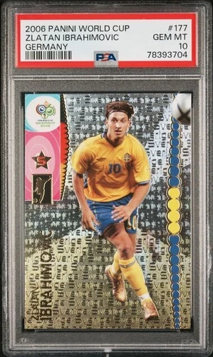 2006 Panini World Cup Germany 177 Zlatan Ibrahimovic PSA 10