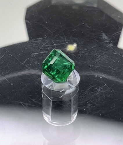 Smeraldo naturale certificato 2,13 carati pietra sfusa taglio smeraldo naturale smeraldo - Foto 3 di 11