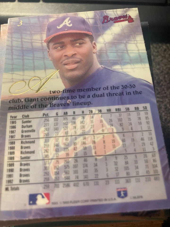 1993 FLAIR BASEBALL CARDS YOU PICK - Image 2 of 2