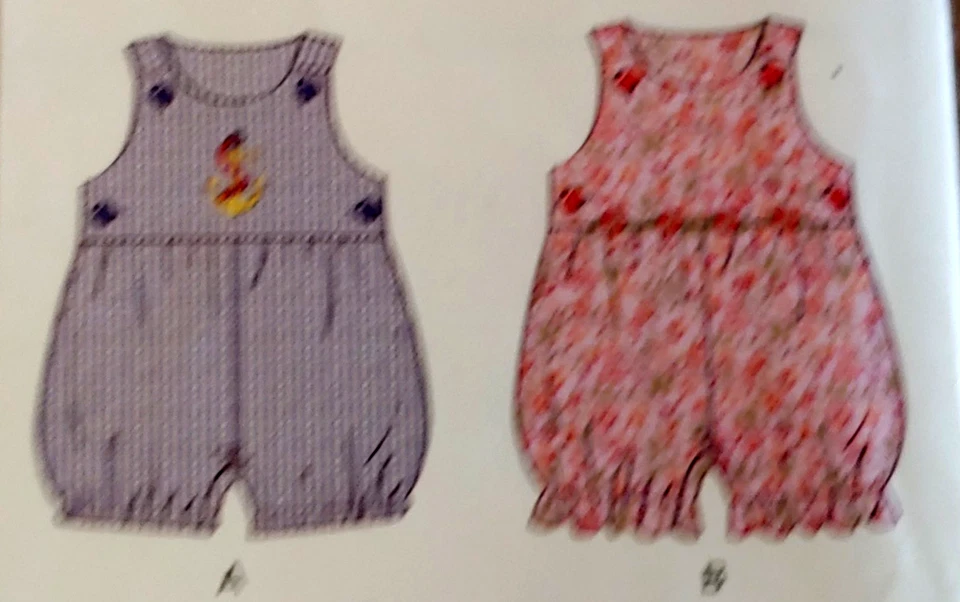New Look 6970 Infant Babies SZ NB S M L Dress Romper Panties 7 to 24 pounds. - Image 4 of 4