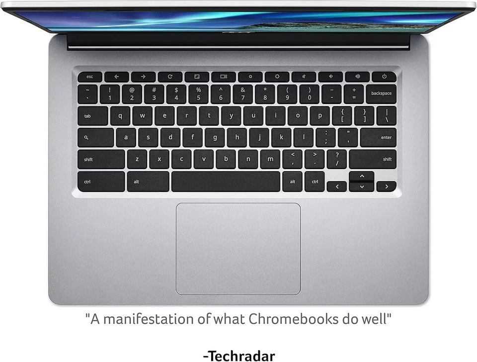 Acer Chromebook 314 CB314-1H - Pentium silver N5030, 4GB RAM, 64GB eMMC Silver - Image 3 of 4