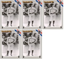 (5) 1990 Interpretive Marketing Baseball Wit #66 Cap Anson Card Lot