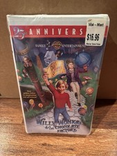 Willy Wonka and the Chocolate Factory 25th ANNIVERSARY(VHS, 1996) Clamshell NEW