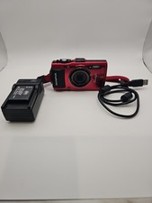 Olympus Stylus Tough TG-3 Red Waterproof Shockproof 16MP 4x Zoom Wi-Fi GPS