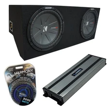 05-14 Ford Mustang Coupe Kicker CompR CWR10 Dual 10" Custom Sub Box HA-A1500.1