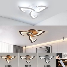 LED Ceiling Light Dimmable with Remote Control Chandelier Lamp Bedroom Kitchen