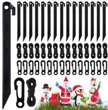 48 Pcs Inflatable Stakes, Plastic Ground Stakes Camping Tent Stake Inflatable...