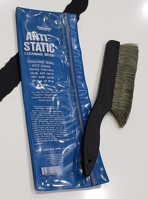 KINETRONICS Static Wisk Cleaning Brush in Case Model #SW-140 USA Made