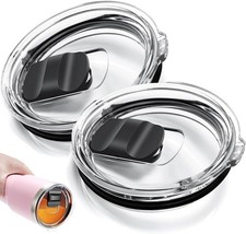 2PCS 20oz Magnetic Slider Replacement Lid for YETI Rambler Tumbler, Spill Proof